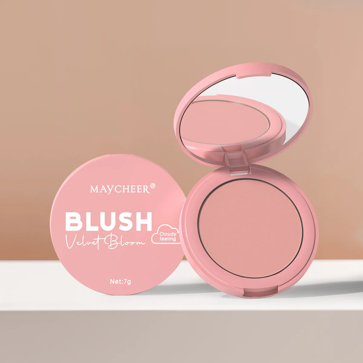 7g Soft Focus Nebbia Impostazione Polvere Trucco Controllo olio Tonalità in polvere Blush Ombretto a lunga durata, migliora la carnagione