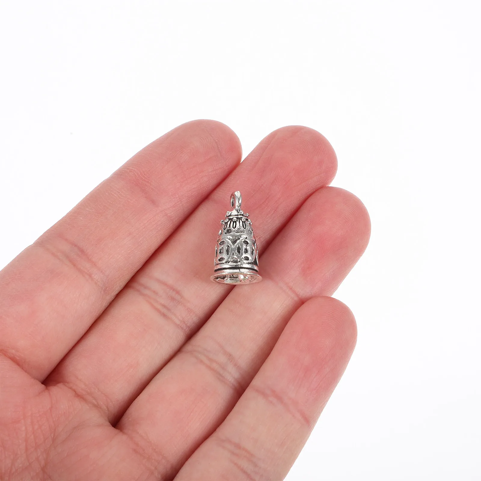 

10Pcs Bell Shaped Pendant Cute Charms for DIY Earrings Necklace Bracelet Accessories Jewelry Charms Handcraft Gifts