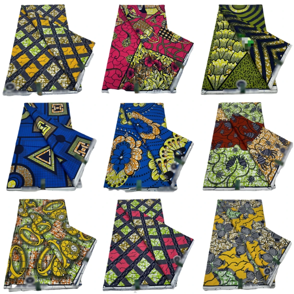 

African Wax Print Fabric 2024 New Fashion 100% Cotton Batik Veritable Original Ankara Nigeria Real Wax Fabric Soft Pagne