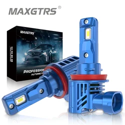 MAXGTRS-bombilla LED para faro delantero de coche, Bombilla Turbo H7, H4, HB3, 9005, HB4, 9006, H8, H9, H11, 12V, 110W, 24000LM, 2 uds.