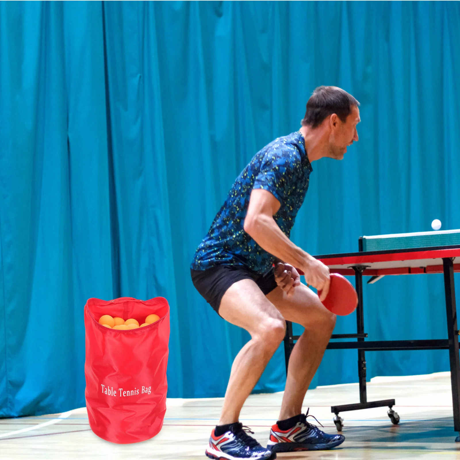 

Многоразовая сумка для мячей для настольного тенниса, портативный держатель для мячей для пинг-понга, сумка для хранения, сумка для переноски настольного тенниса, органайзер для пинг-понга