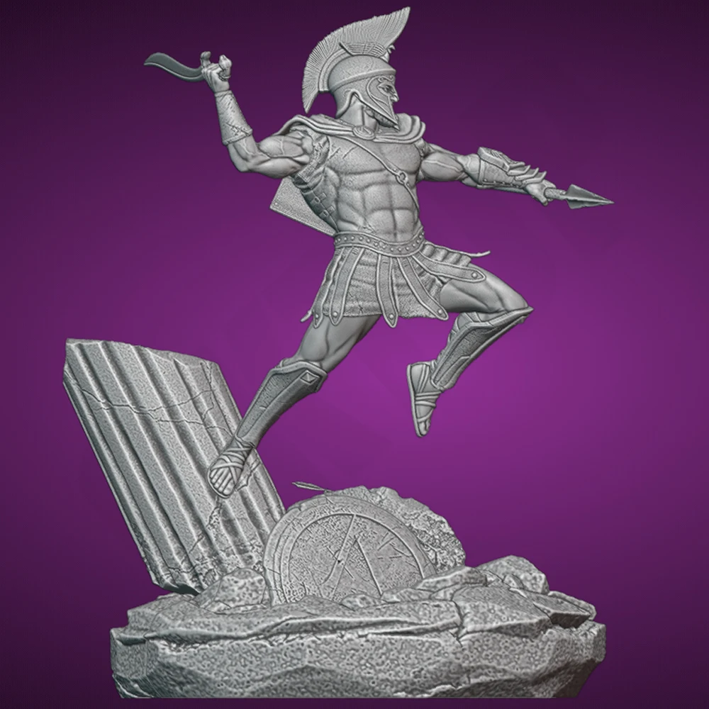 

1/24/16/18/12 Hreo Odysseus Ulysse Warrior, модель из смолы, фигурка, игрушка, ремесло, разобранная миниатюрная уменьшающая статуя, неокрашенные наборы