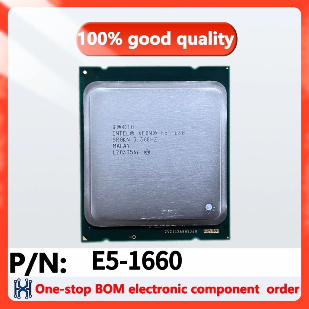 1pcs/LOT    E5 1660 SR0KN 3,30 GHz 6-Core 15M LGA2011, procesador de E5-1660, Envío Gratis