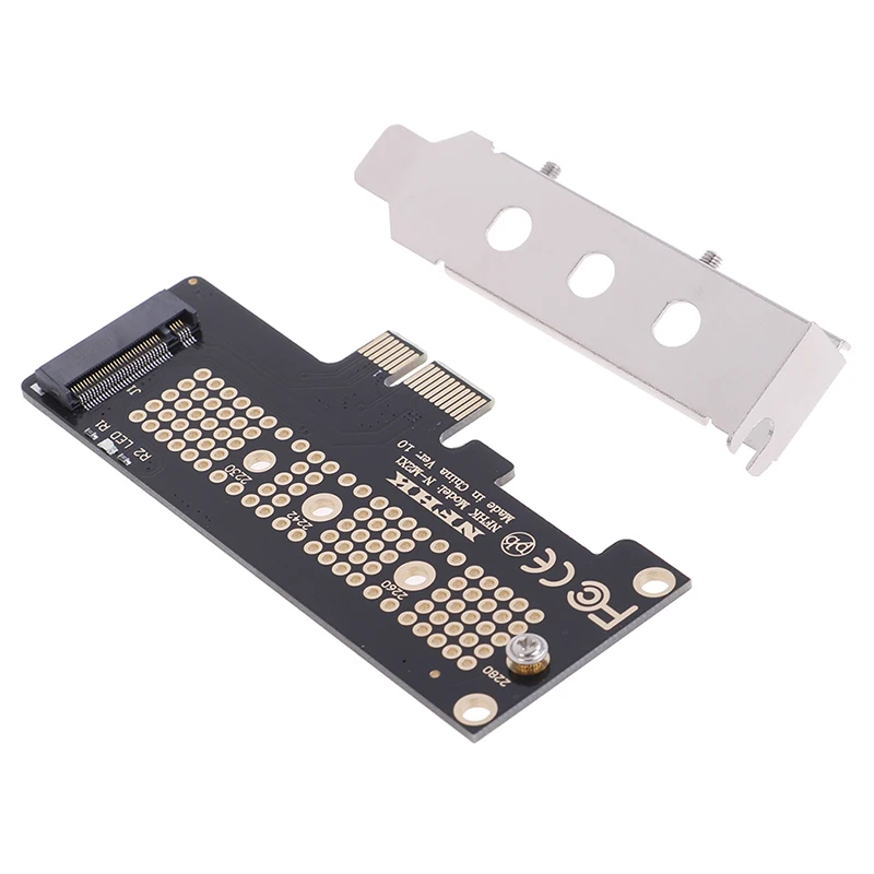 NVMe PCIe M.2 NGFF SSD To X1 Adapter Card With Bracket