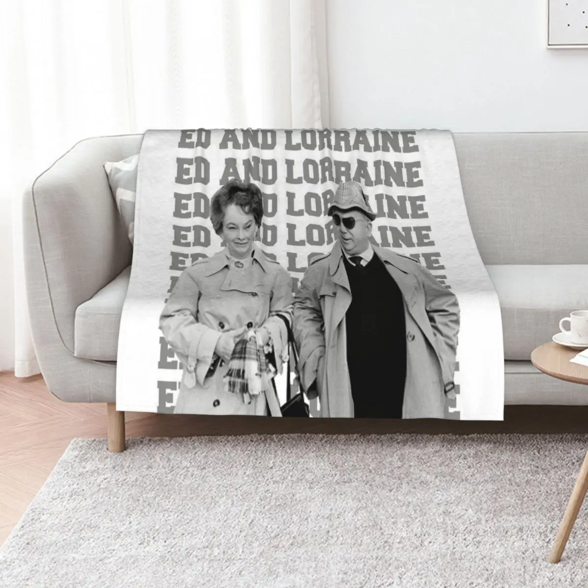 Ed and Lorraine Warren shirt Throw Blanket Soft Plush Plaid Sofas Flannels Soft Big Travel Blankets For Bed Blankets