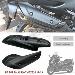 Exhaust Pipe Cover Cowl for TMAX530 T-MAX530 DX SX TMAX560 Protector Heat Shield Guard TMAX 530 560 2017 - 2025 18 19 21 22 23