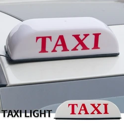 Taxi Roof Sign Taxi Cab Sign Lamp Magnetic Taxi Light Waterproof LED Taxi Board Light Top Roof Taxi Sign Indicator Lamp H9EE
