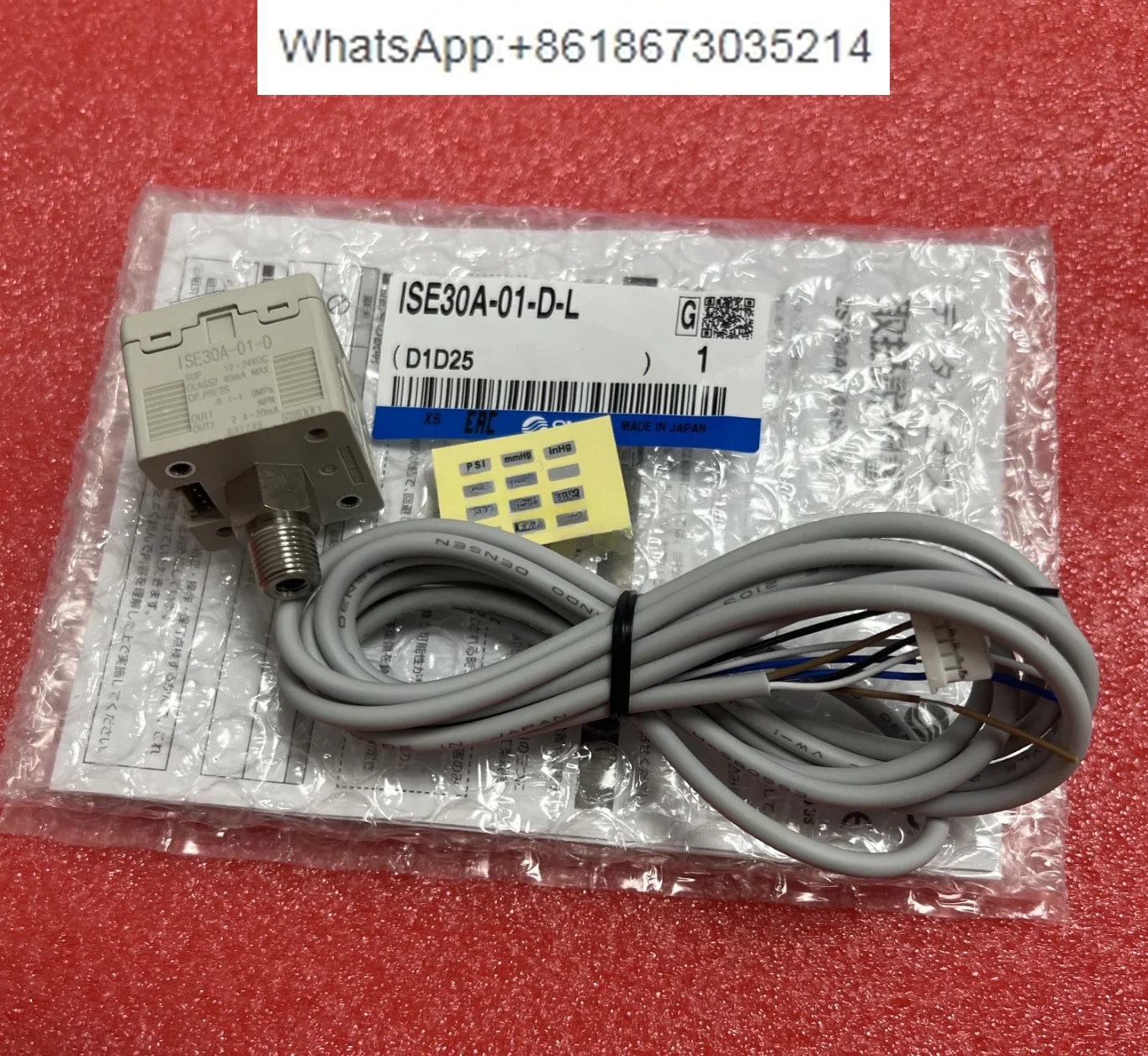 1PCS     (Positive Pressure) Switch Sensor    ISE30A-01-A-L  ISE30A-01-B-L   ISE30A-01-C-L   ISE30A-01-D-L