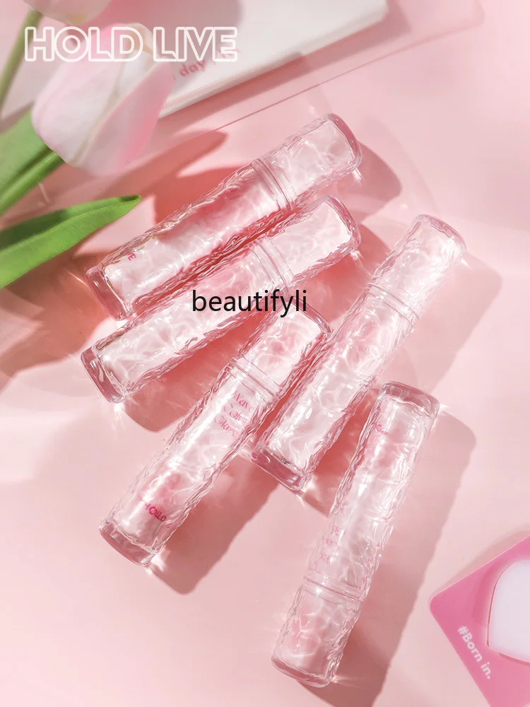 Small Pink Yarn Ice Crack Fog Point Lip Lacquer Lip Balm Tender Lipstick Matte Finish Velvet Lip Mud Student