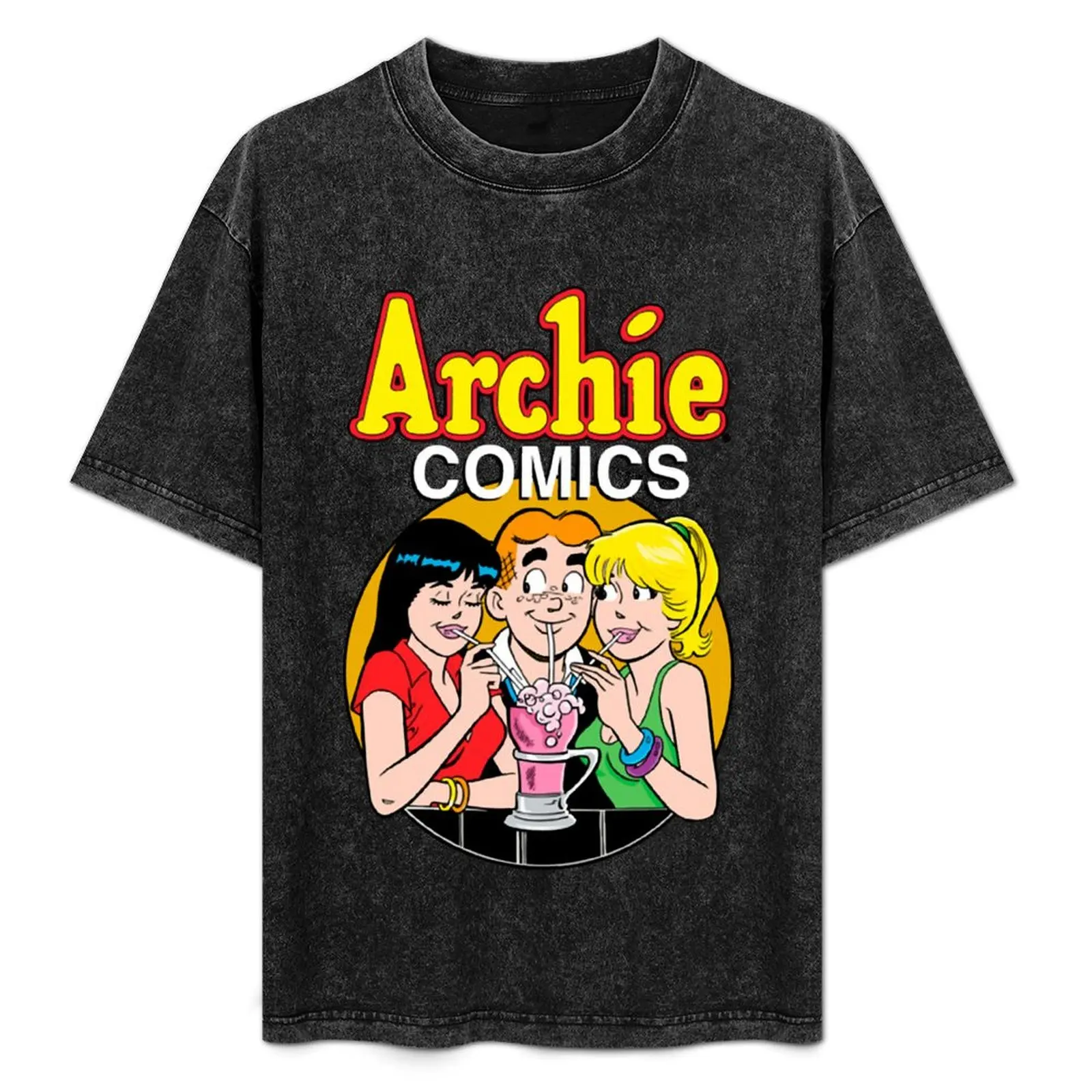 Graphic Archie Comics Mens Best T-Shirt Casual Fashion Print Tee Top