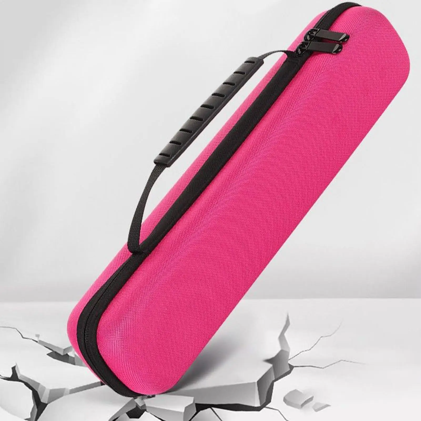 

Flute Case Shockproof High-Density EVA Pouch Hair Styler Flat Iron Storage Carrying Bag For Musical Instruments Curling Iron