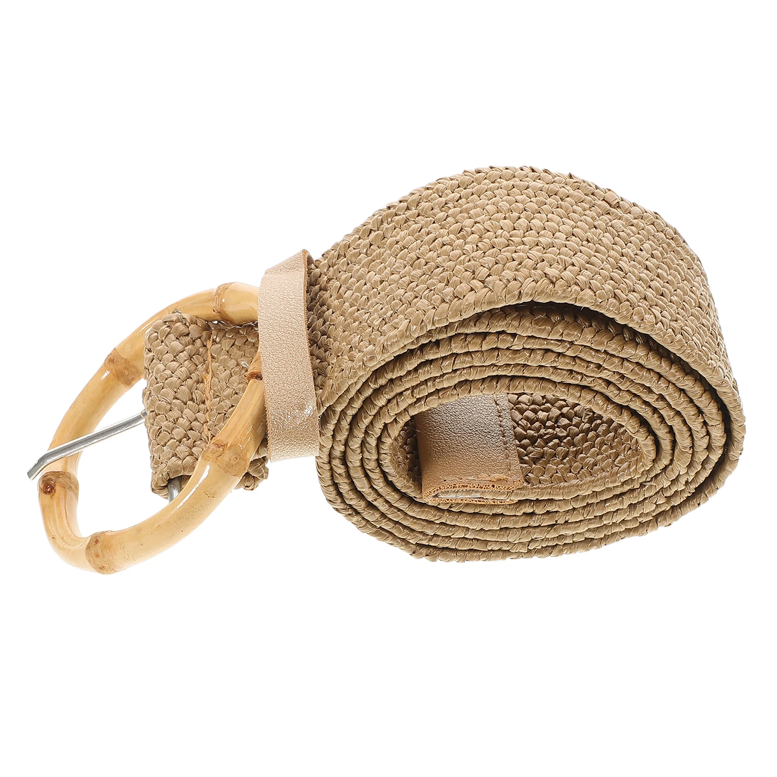 

Braided Belt Waist Boho Women Pants Waist Belt Style Vintage Khaki Hand Boho Woven Adjustable Trouser Retro Fashion Band