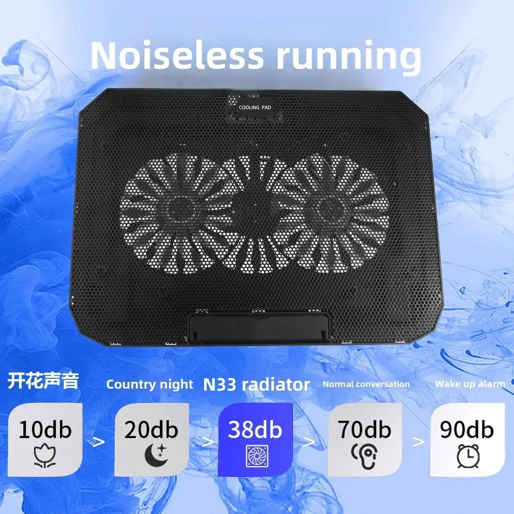 

Охлаждение процессора, складной стол для ноутбука, цветная подсветка, портативная подставка для ноутбука RGB, два вентилятора, 8-скоростная регулировка, держатель подставки для ноутбука