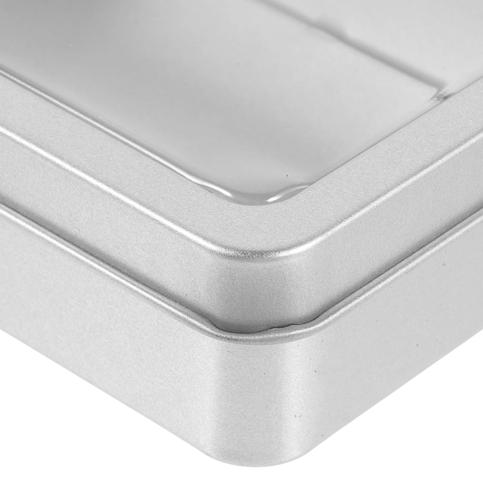 

Iron Box Packaging Empty Metal Box Small Rectangle Storage Container Portable Clear Window Lid For Beads Tools Home Travel