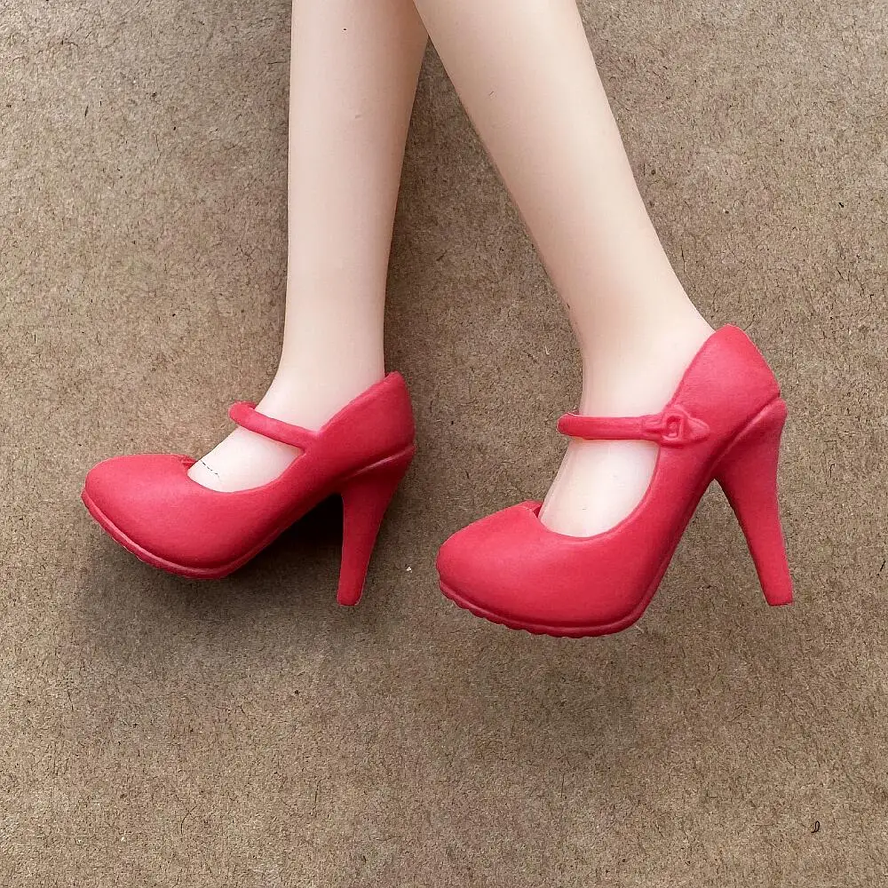 1/6 Maßstab Licca Puppenschuhe DIY High Heels & Flachsohlen Deko-Spielzeug für Puppenzubehör – Detail 8