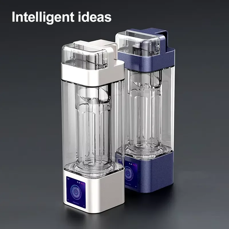 For YenvQee 10000PPB H2 Portable Rich Water Bottle Spe/pem Rich Cup Water Generator With Inhaler Wasserstoff