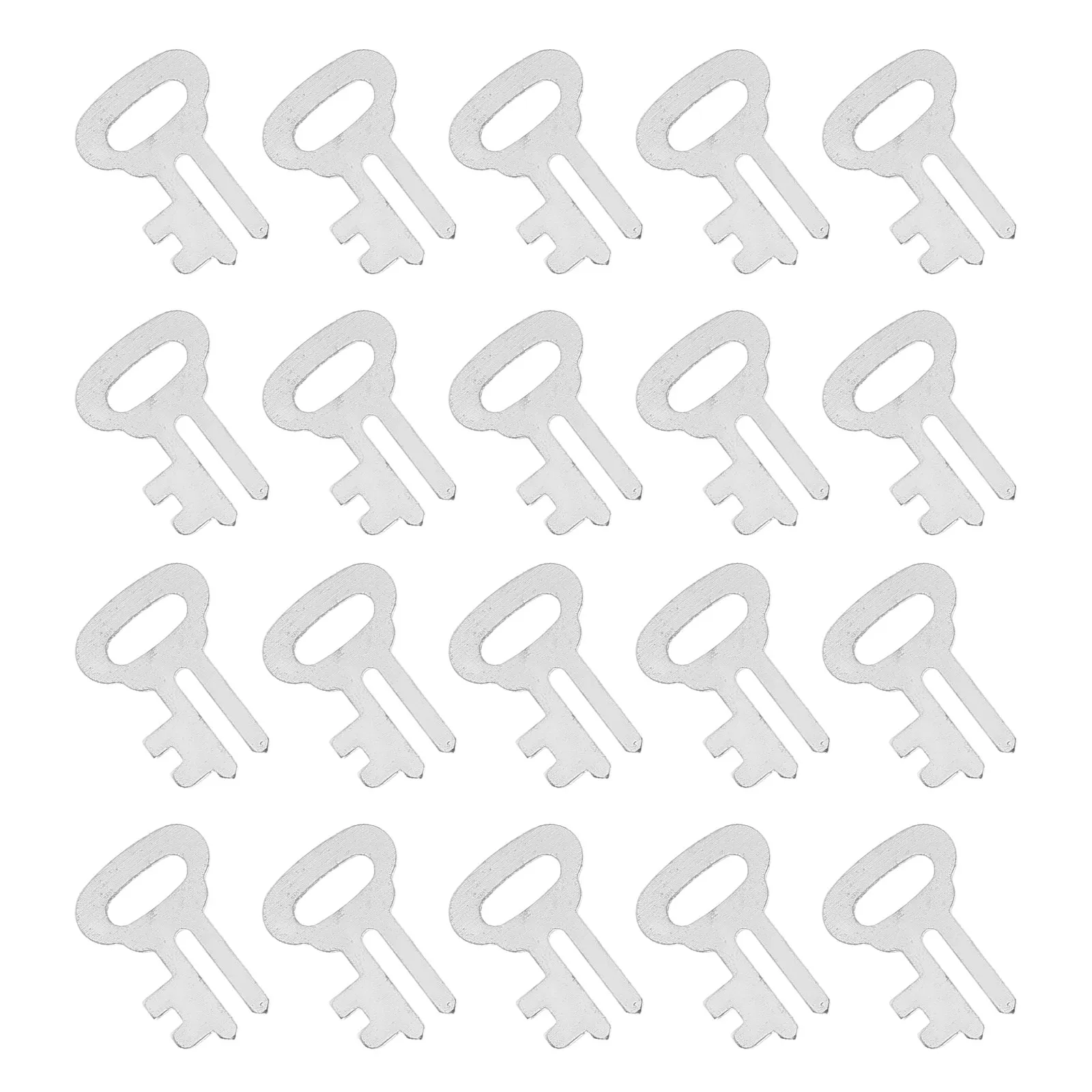 20Pcs Money Can Lock Key Lockable Coin Bank Replacement Coin Jar Lock Savings Safe Key Accessories Savings Jar Accessories