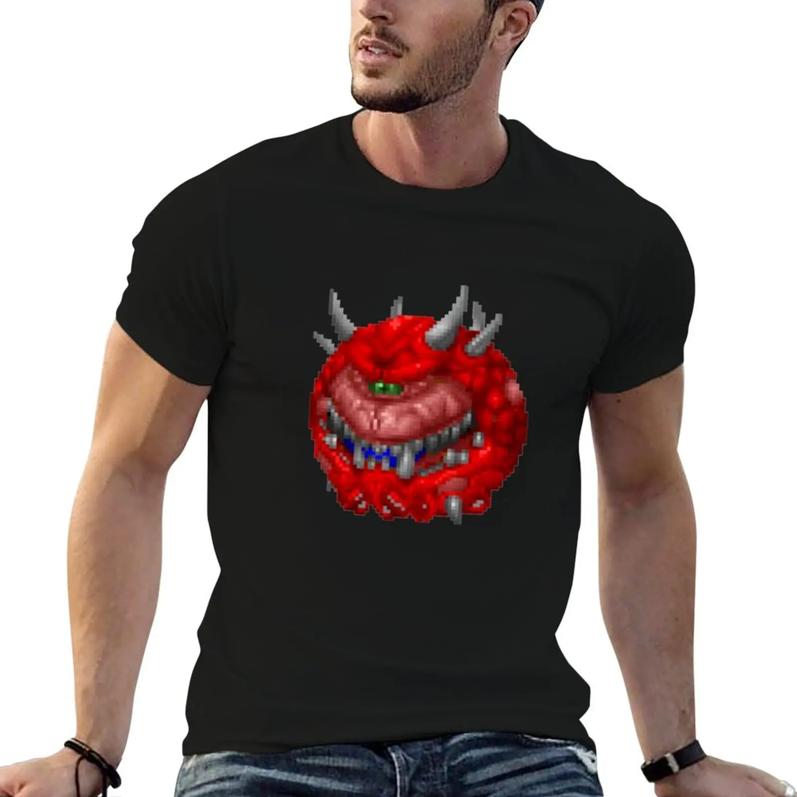 

Cacodemon T-Shirt funny t shirts dark humor cotton t shirt pack cotton t shirts high quality T-Shirt