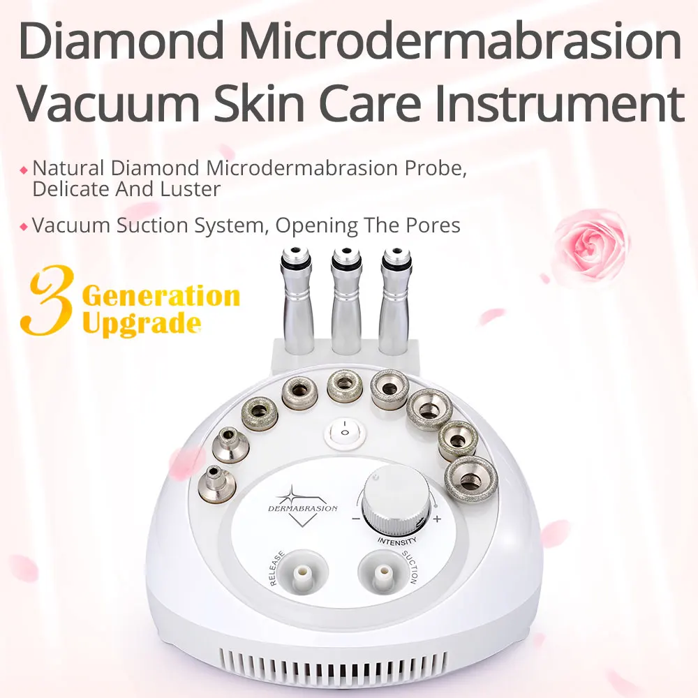 Professional Diamond Microdermabrasion Machine For Facial Peeling Skin Care Blackhead Removel Water Spray Exfoliation Machine 07