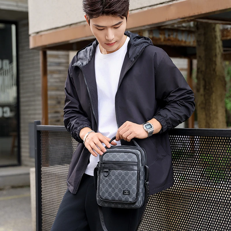 Modne skórzane męskie torby na ramię o dużej pojemności torby crossbody torebka kurt geiger torby sacoches hommes bolsos para hombre