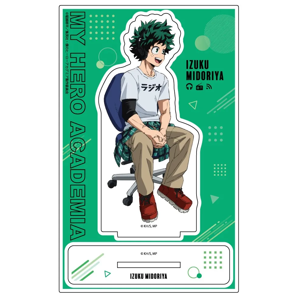 Hot Japan Anime My Hero Academia Akrylowy stojak Model Figurka Cosplay Uchwyt na talerze Topper Fans Christmas Desk Decor Plate Gift