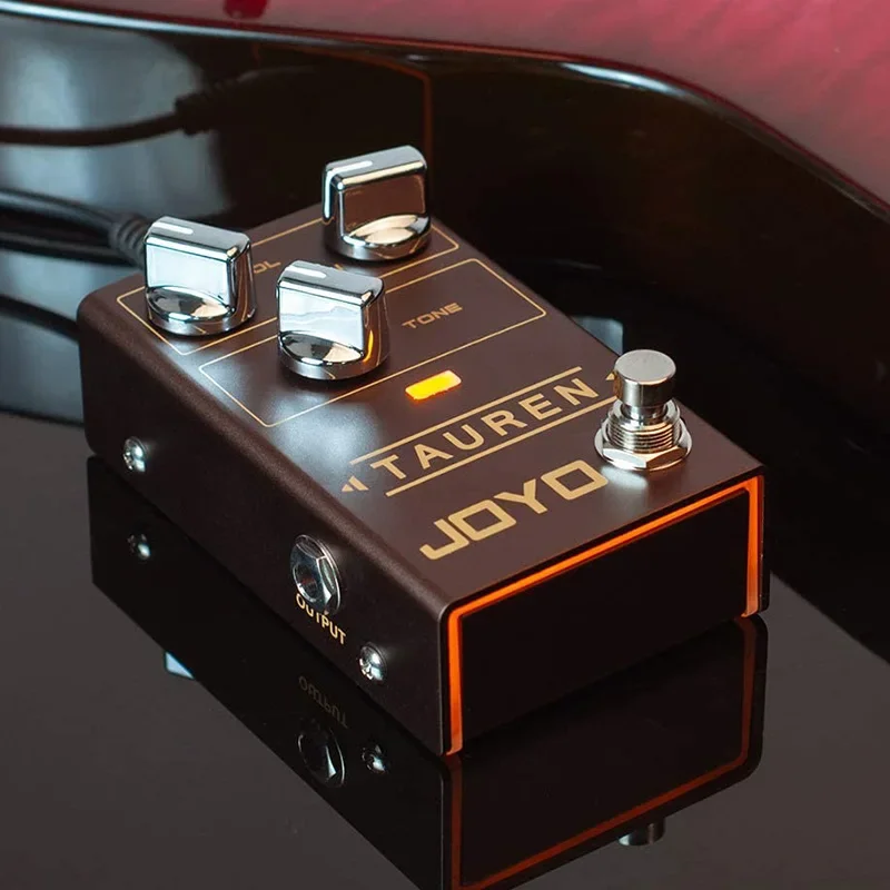 JOYO R-01 Tauren Overdrive From Clean Boost to Distortion Pedal Effect For Electric Guitar Low & High Gain Pedal True Bypass view 3