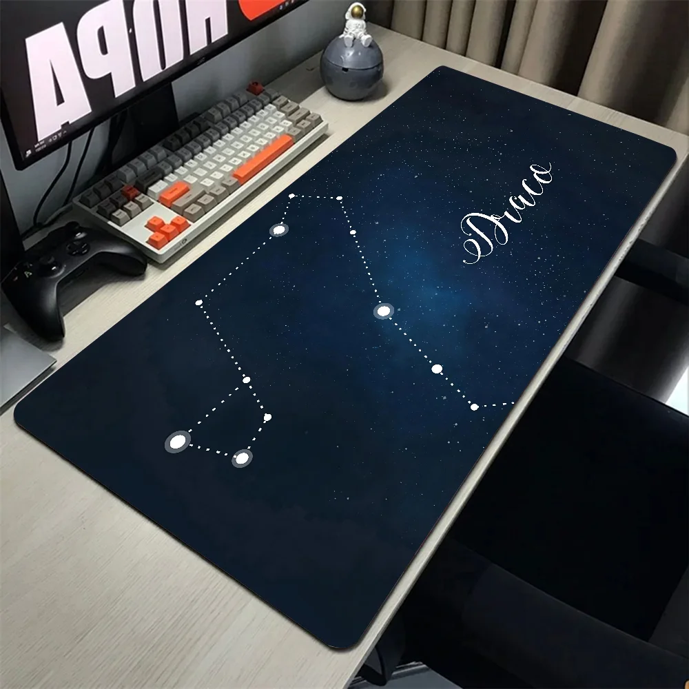 starry sky twelve constellations Mousepad Mouse Mat With Pad gaming accessories Prime Gaming XXL Keyboard Pad Stitch Padding Mat