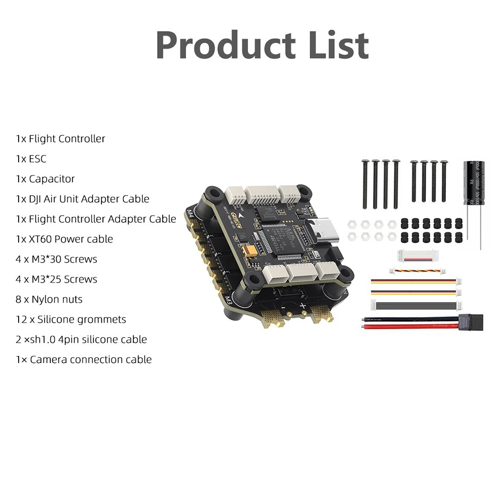 GEPRC TAKER F405 BLS V2 65A Flight Stack for  5-7inch FPV Racing Freestyle Drones RC Quadcopter Parts