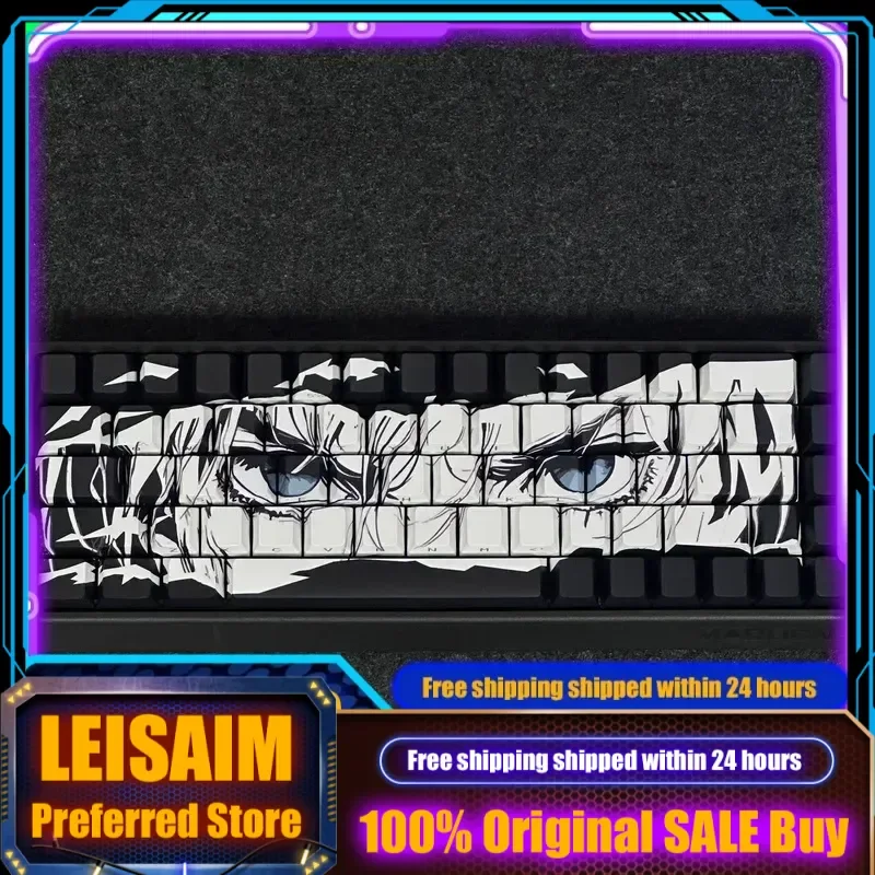 

2025 Anime Theme Keycap Mechanical Keyboard Cherry Side Engraved PBT Custom Keycaps Tablet Laptop PC Gaming Keyboard Accessories