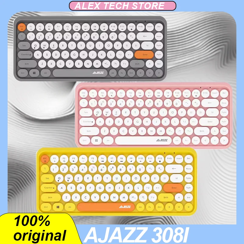 

Клавиатура Ajazz 308i Беспроводная с поддержкой Bluetooth, 84 клавиши