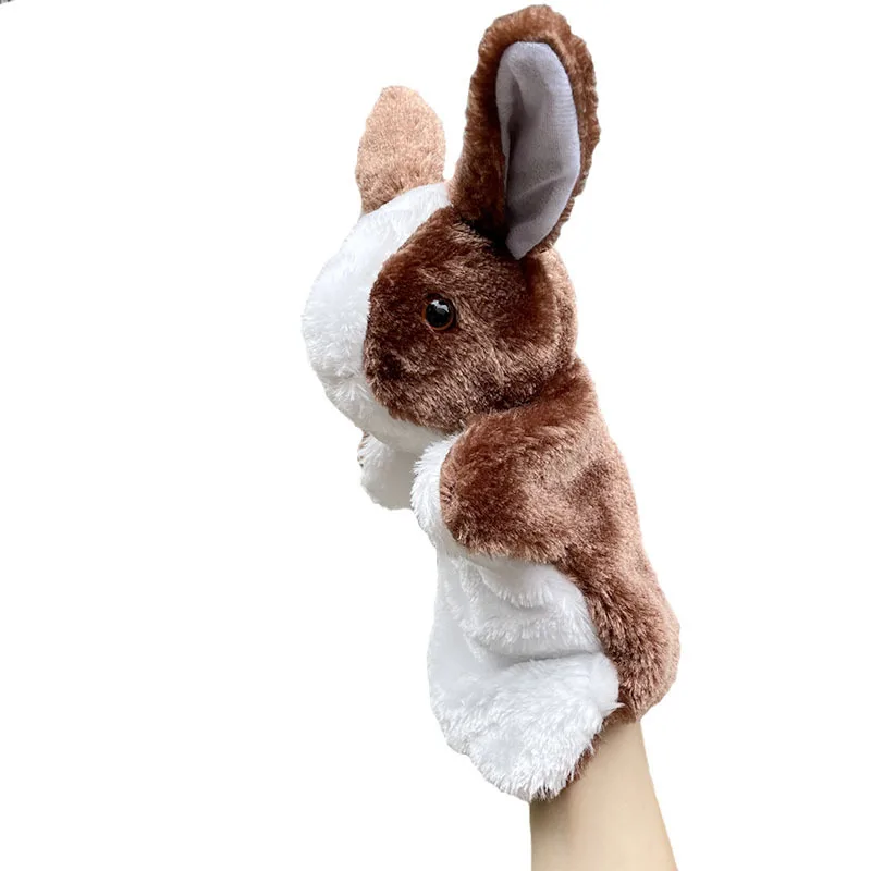 Plush Toys Cute Little Rabbits Children's Figurines Early Education Dolls Parent-child Interactive Storytelling Props Gifts T6