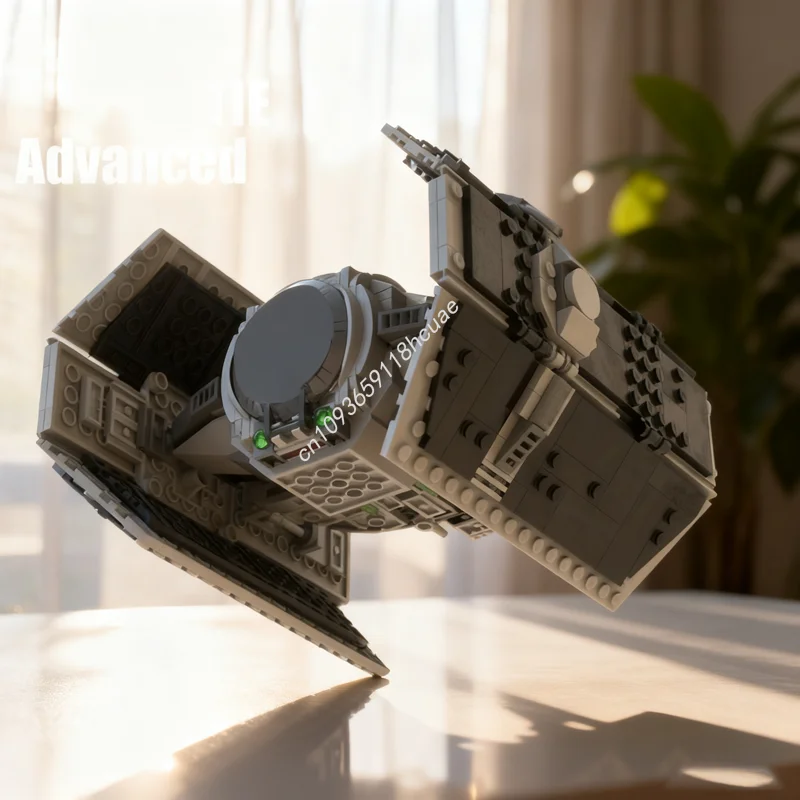 

572pcs MOC Vader S TIE Advanced Imperial Star Battle Model Building Blocks DIY Idea Toy Brick Christmas Gifts Kids Birthday