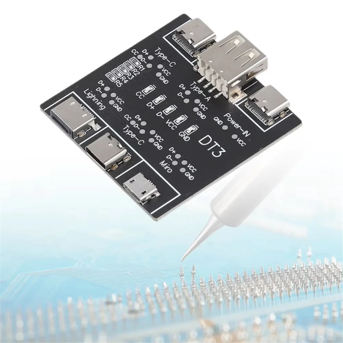 ABLG DT3 Data Cable Detection Board USB Cable Tester USB Type-C Data Cable Inspection Board USB Cable Checker