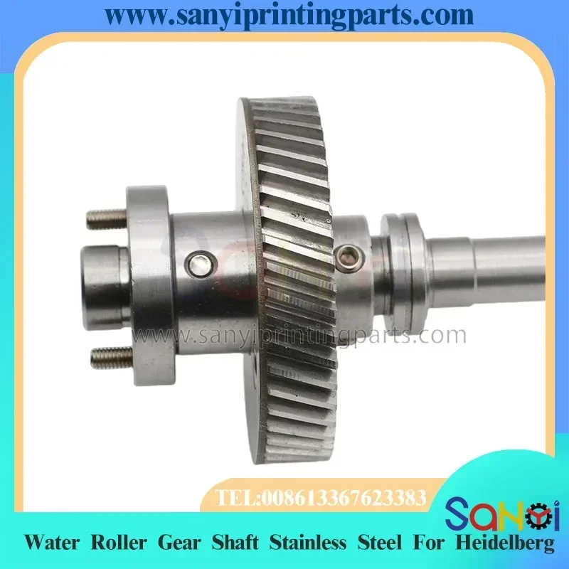 G2.030.201, R2.030.207, MV.101.755, MV.022.730 Water Roller Gear Shaft Stainless Steel For Heidelberg SM52 PM52 Printing Machine