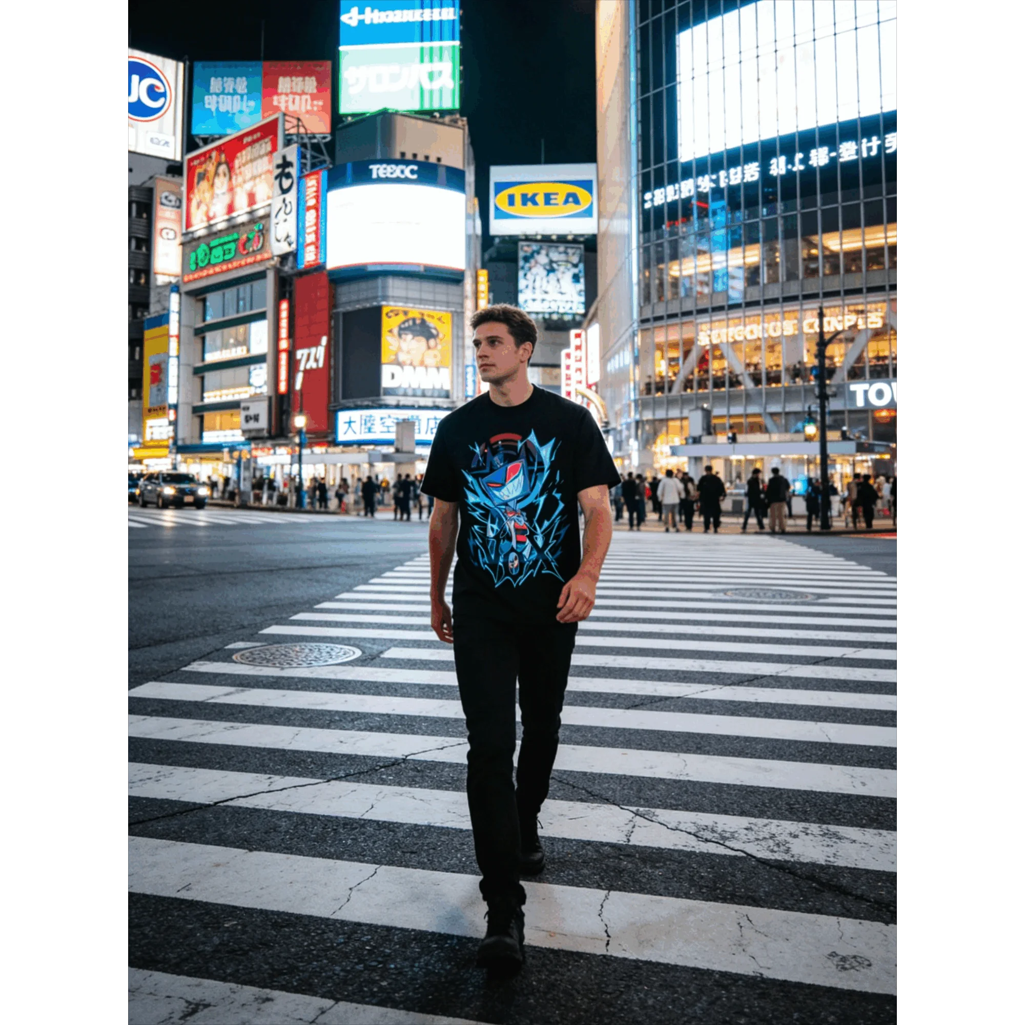 

Hazbin Hotel Vox Solo Metal T-Shirt Can Be Worn By Both Men and Women with Pure Cotton Fashionable Short-sleeved Shirts