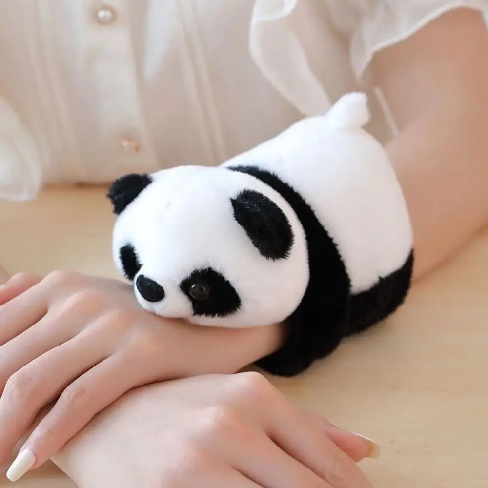 PP Cotton Panda Slap Bracelet Kawaii Lightweight Soft Snap Wrap Cartoon Party Supplies