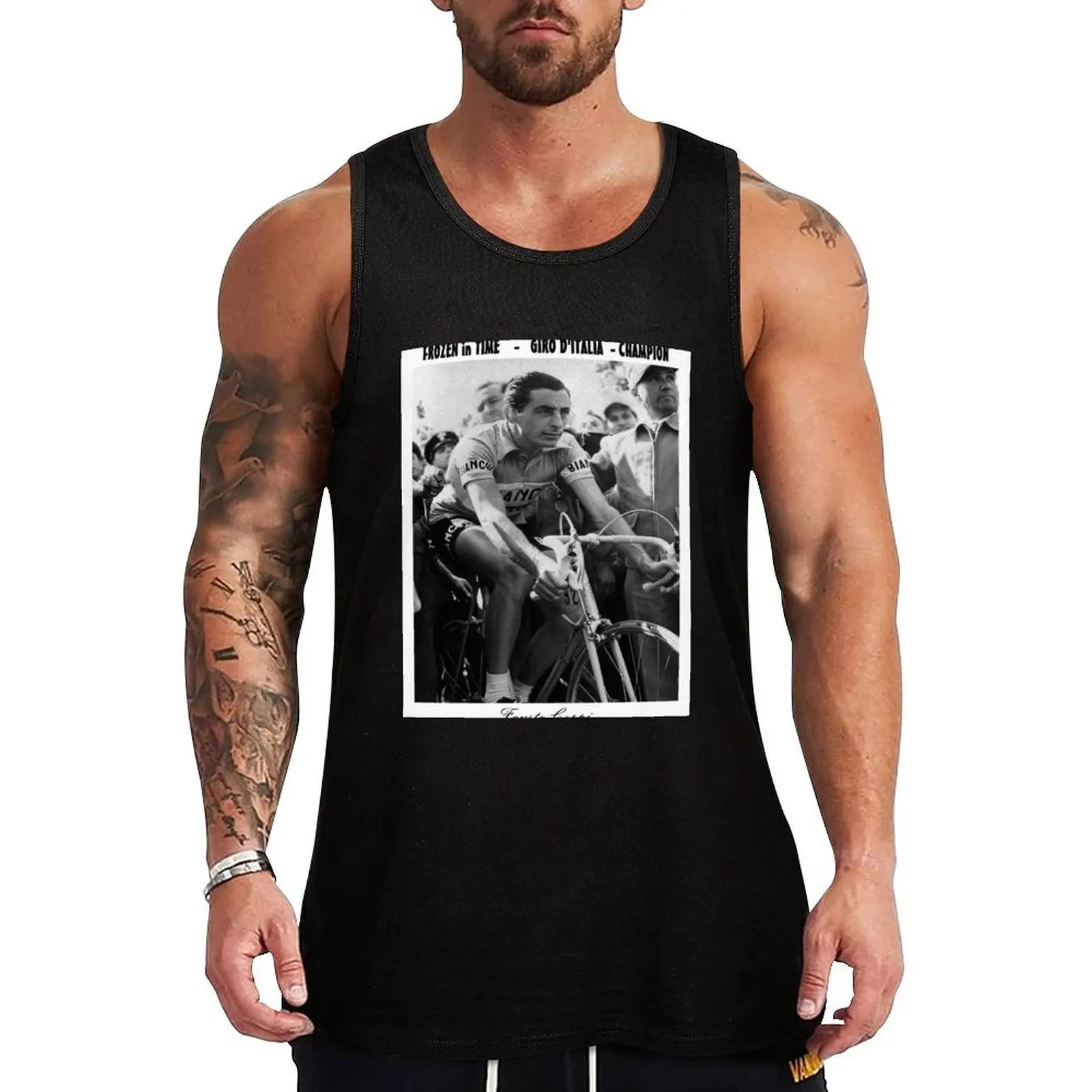 GIRO D ITALIA : Vintage Championship Bicycle Racing Advertising Print Tank Top Summer Casual Tank Top Loose Fit Breathable Shirt