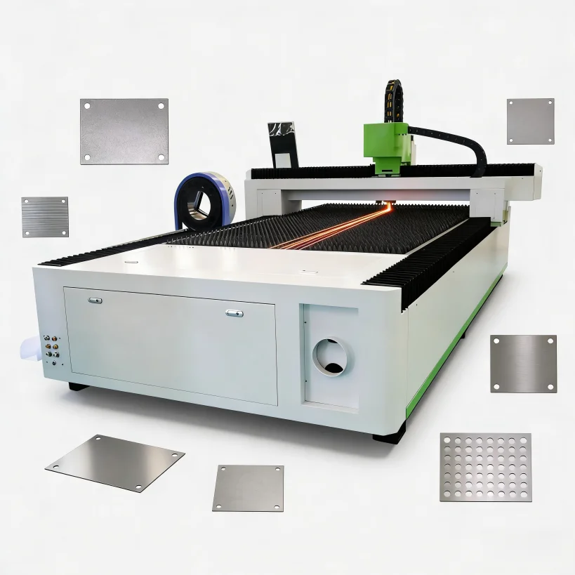 

2-in-1 Laser Cutting Machine 2kw 3kw 6kw Raycus Laser Metal Sheet Cutter 150w Co2 Laser Acrylic Plywood Engraver Cutter Sale
