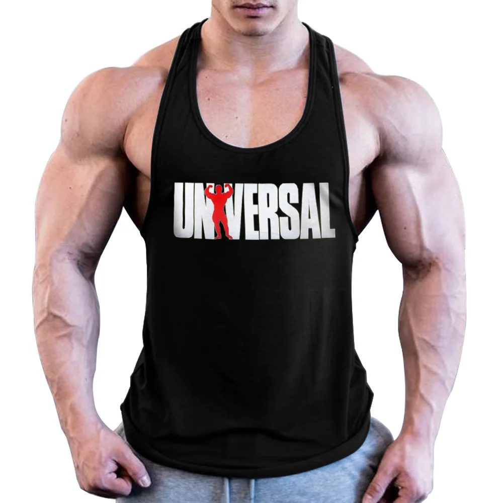 Muscleguys gym tank tops Plus Size Sleeveless Shirt Summer Mens Comfortable Vest bodybuilding Fitness Training 100% Cotton New