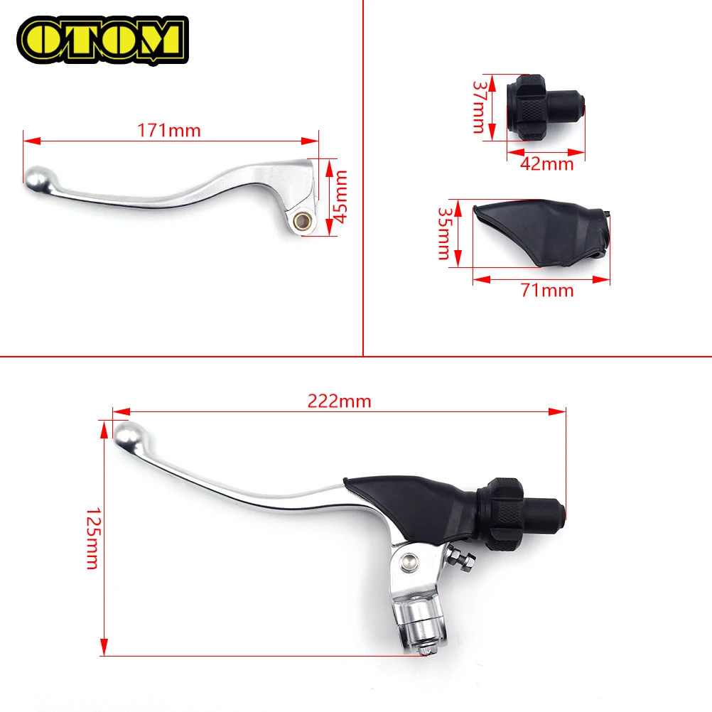 Motorcycle For YAMAHA Clutch Lever Dustproof Rubber Sleeve  Runner Mechanism Assembly Aluminum Handlebar YZ65 YZ85 YZ250F YZ450F