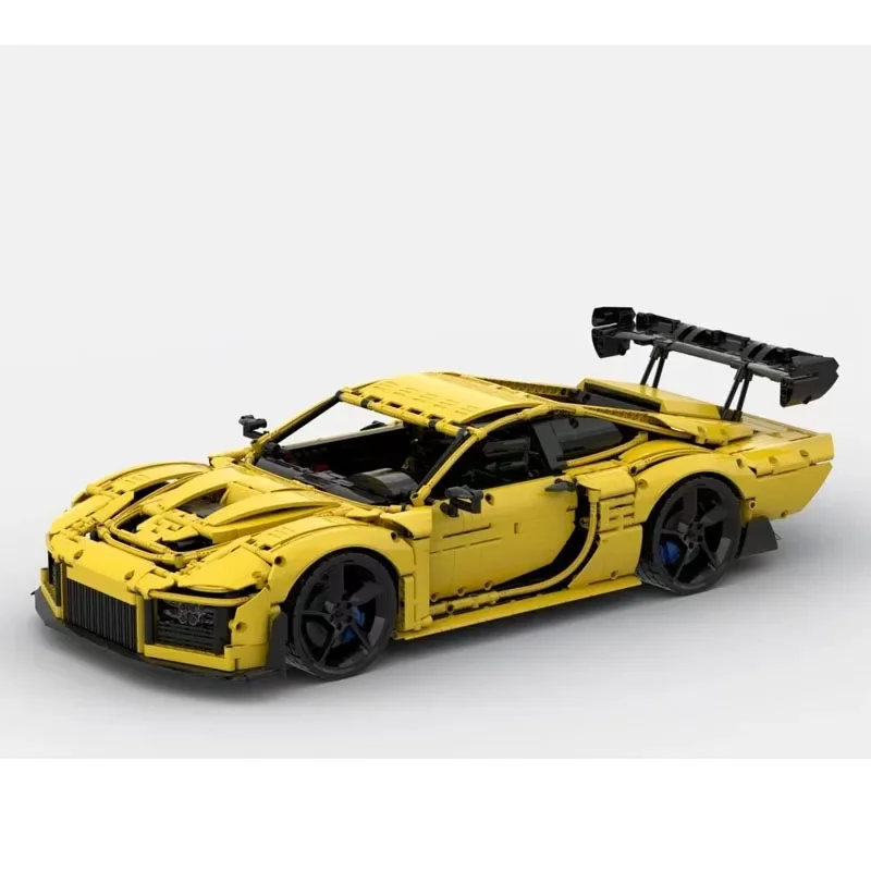 Building Blocks MOC - Sports Car Super Car Construction Scale 1:8 Model Ornament 1082PCS Children's Birthday Gift Christmas Toy