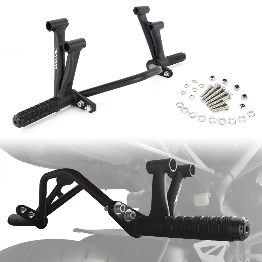 

Motorcycle Stunt Cage Engine Guard Crash Bars Rear Footrests Subcage Stunt Protection Daytona 675 2006-2011 2012 For Triumph