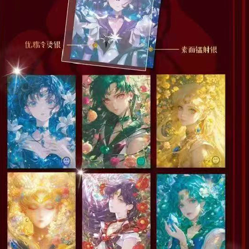 Sailor Moon Cards Goddess Anime Collection Cards Mistery Box Brettspiele Spielzeug Geschenke für Jungen und Mädchen