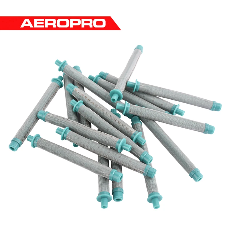 AEROPRO Airless Gun Filter 60/100Mesh Spray Gun Filters High Quality Airless Spray Gun Push-In Type Paint Sprayer Gun Filter