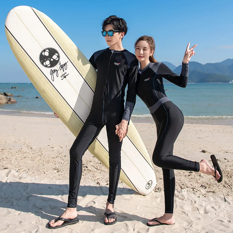 

Dive Skins for Women Men Full Body Swimsuit Rash Guard Scuba Skin Thin Wetsuit, One Piece Long Sleeve Quick Dry Diving Skin