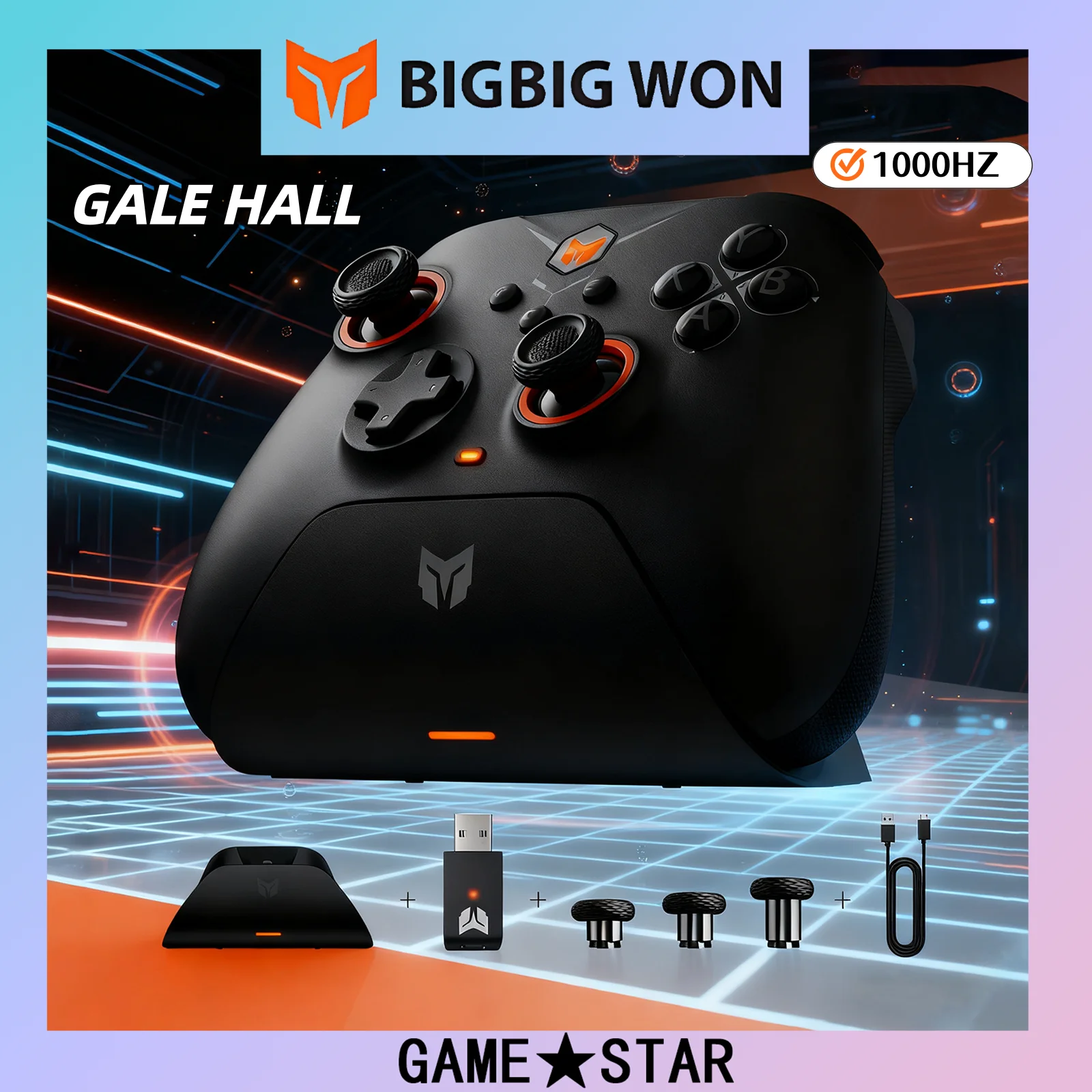

BIGBIGWON GALE HALL GAMPADS New Wireless Gaming Controller for Switch/PC/iOS/Android,APEX,PUBG,GOOD FOR GIFT