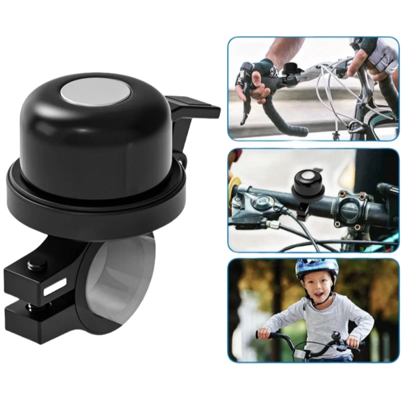 Bicycle Bell For AirTag Bike Mount GPS Tracker Waterproof Brass Holder Hides AirTag Under Bike Bell Anti-Theft Bike Accessories