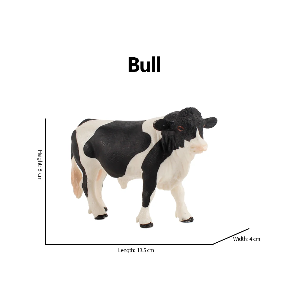 おもちゃ動物フィギュア牛牛子牛バッファローアンガス雄牛 OX 家畜置物アクションフィギュア小説子供のおもちゃかわいいキッズギフト