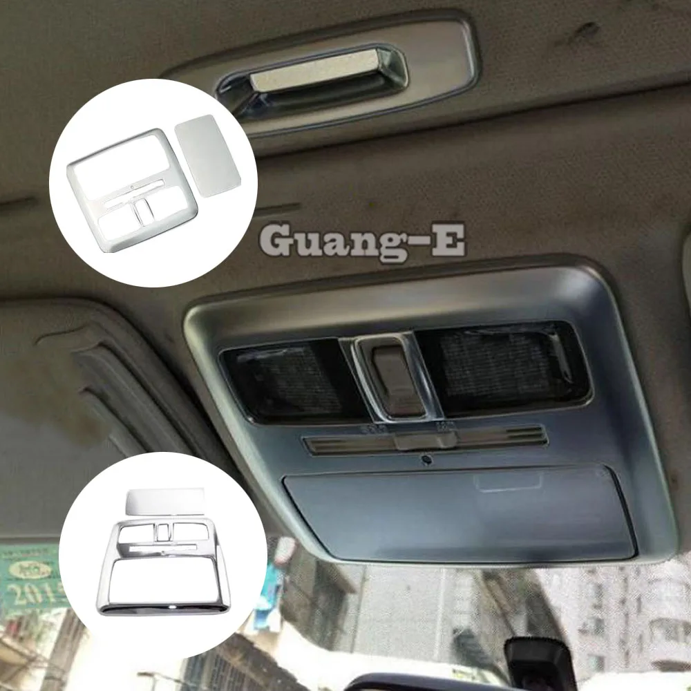 

Хромированный корпус из АБС-пластика для Subaru Forester 2013, 2014, 2015, 2016, 2017, 2018, передняя головка, переключатель для чтения, коричная рамка для лампы