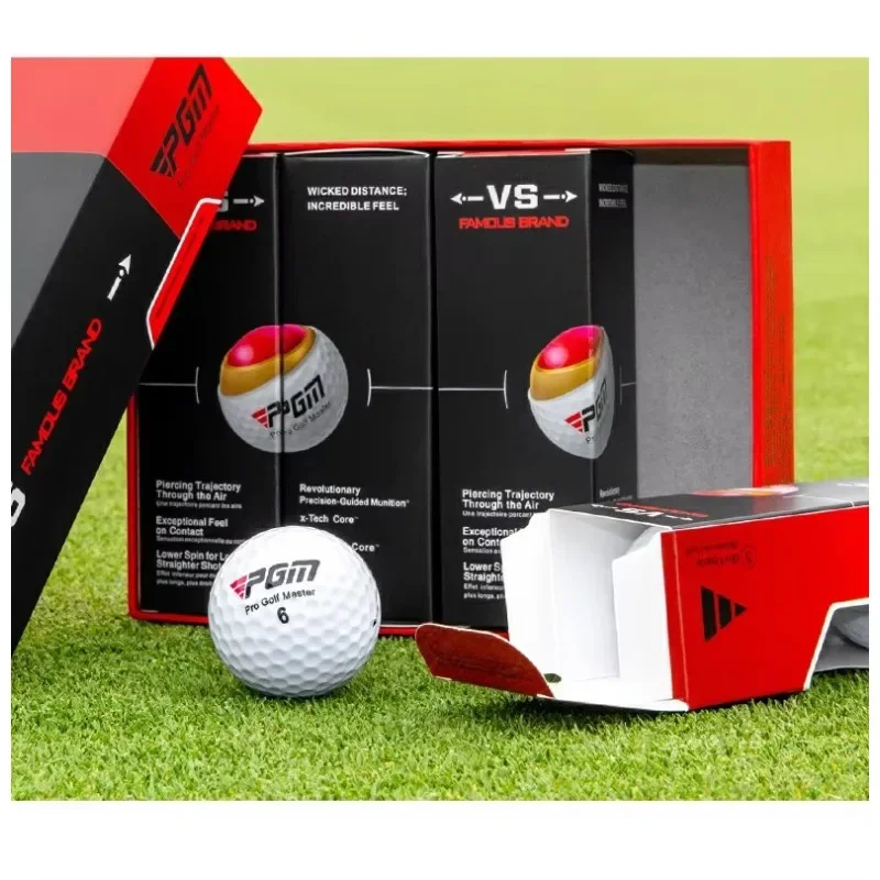 PGM Premium Standard Golf Balls 3/12 Pack- Performance Golf Balls for Distance and Control - Three Layers Golf Ball Designed